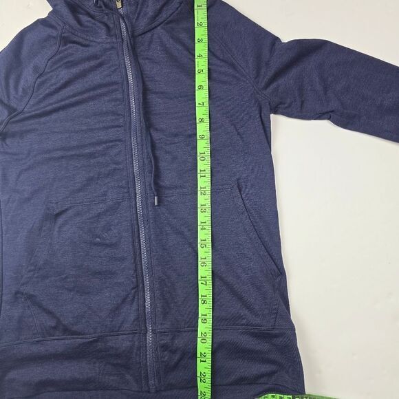 Athleta -921  Uptempo Hooded Jacket #486403 in Navy Women's XS - Picture 10 of 10
